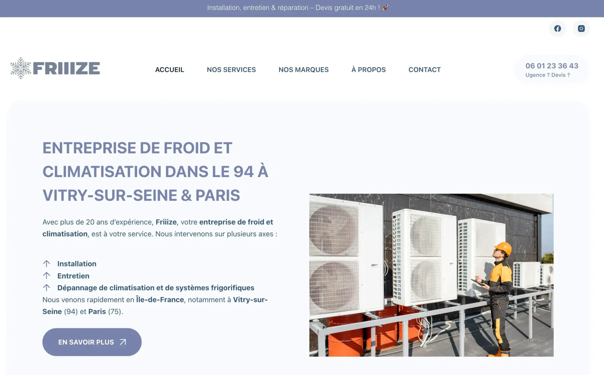 Friiize expert en installation de climatiseurs