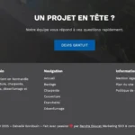Site one page élégant et impactant