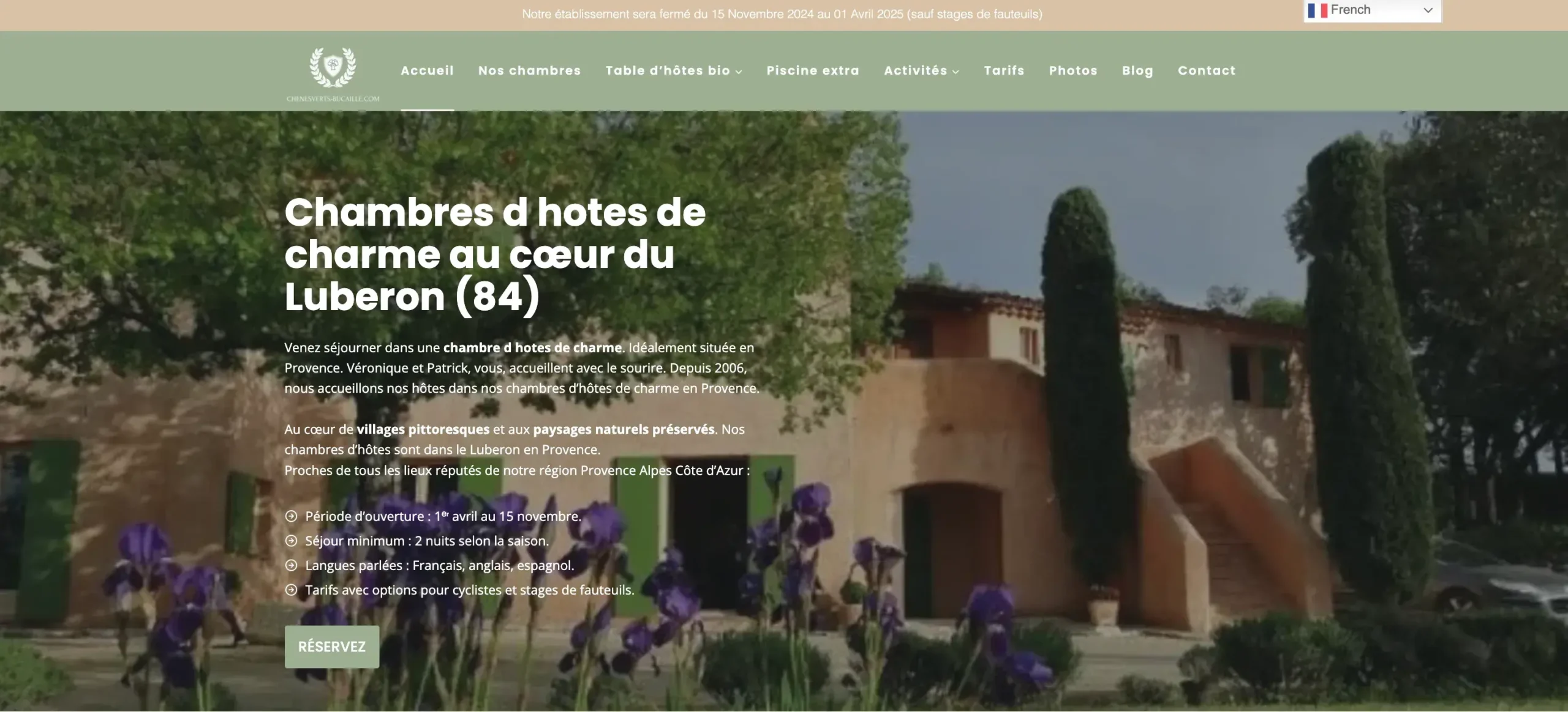 Chêne Vert maison d’hôtes
