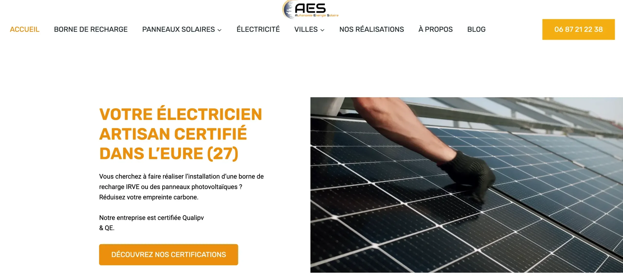 AES Normandie électricien certifié