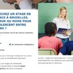 Stage en Belgique : site WordPress pour étudiants néerlandais