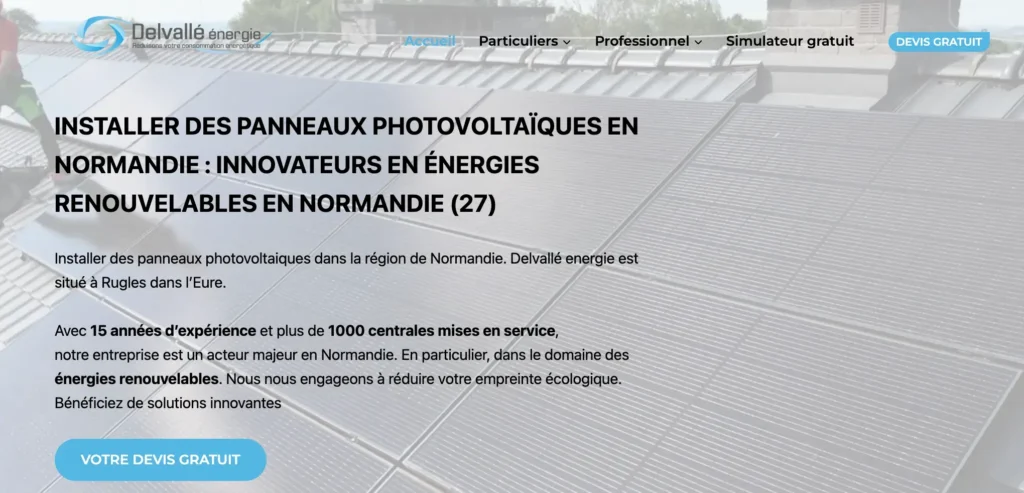 Installation panneaux solaires Eure 27