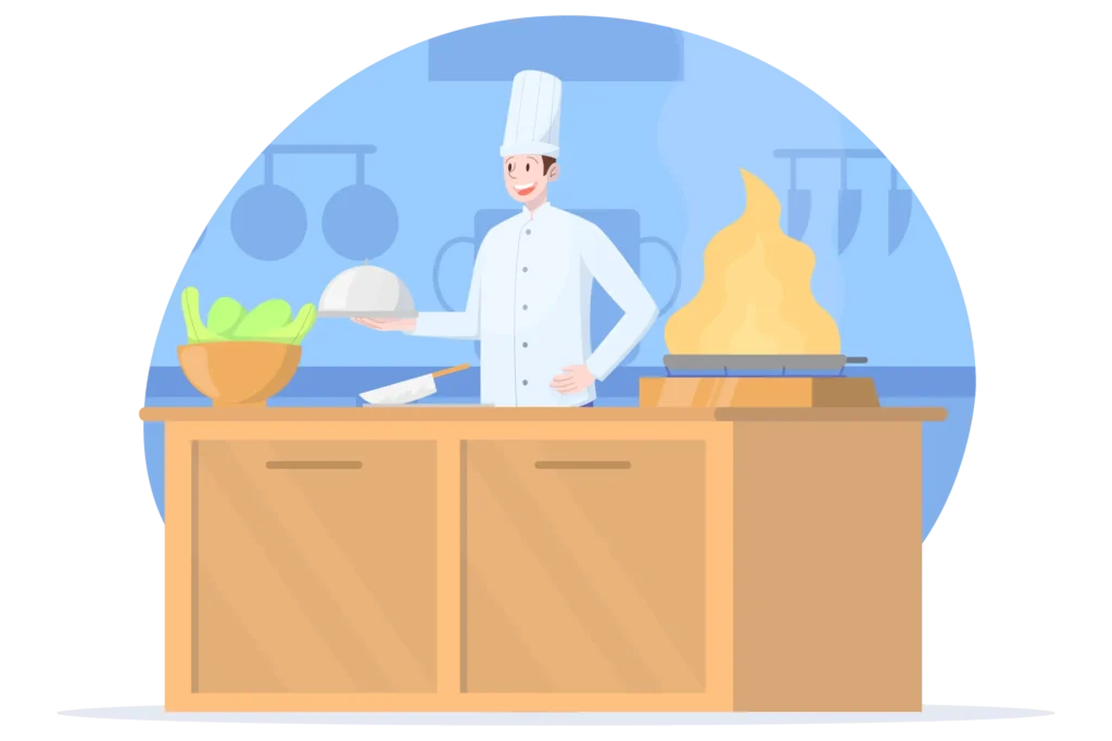 Page d’accueil site web restaurant moderne et responsive