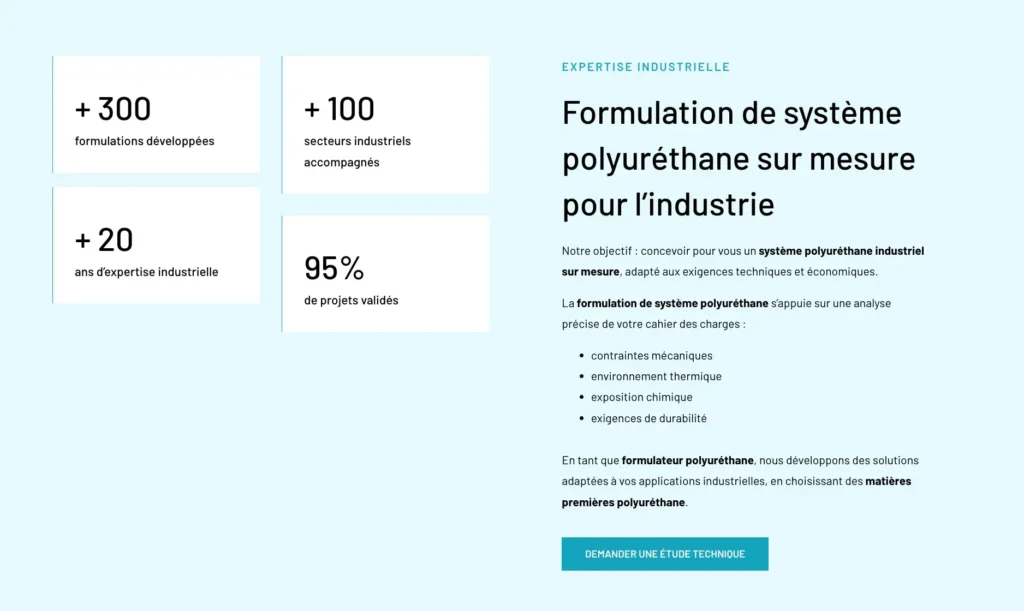 site WordPress industrie