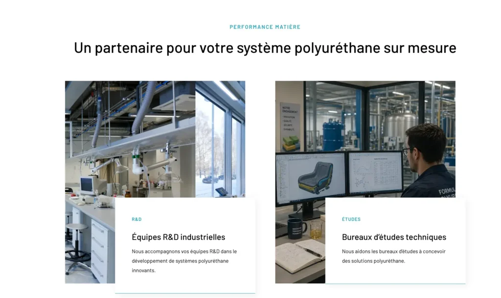 site WordPress industrie